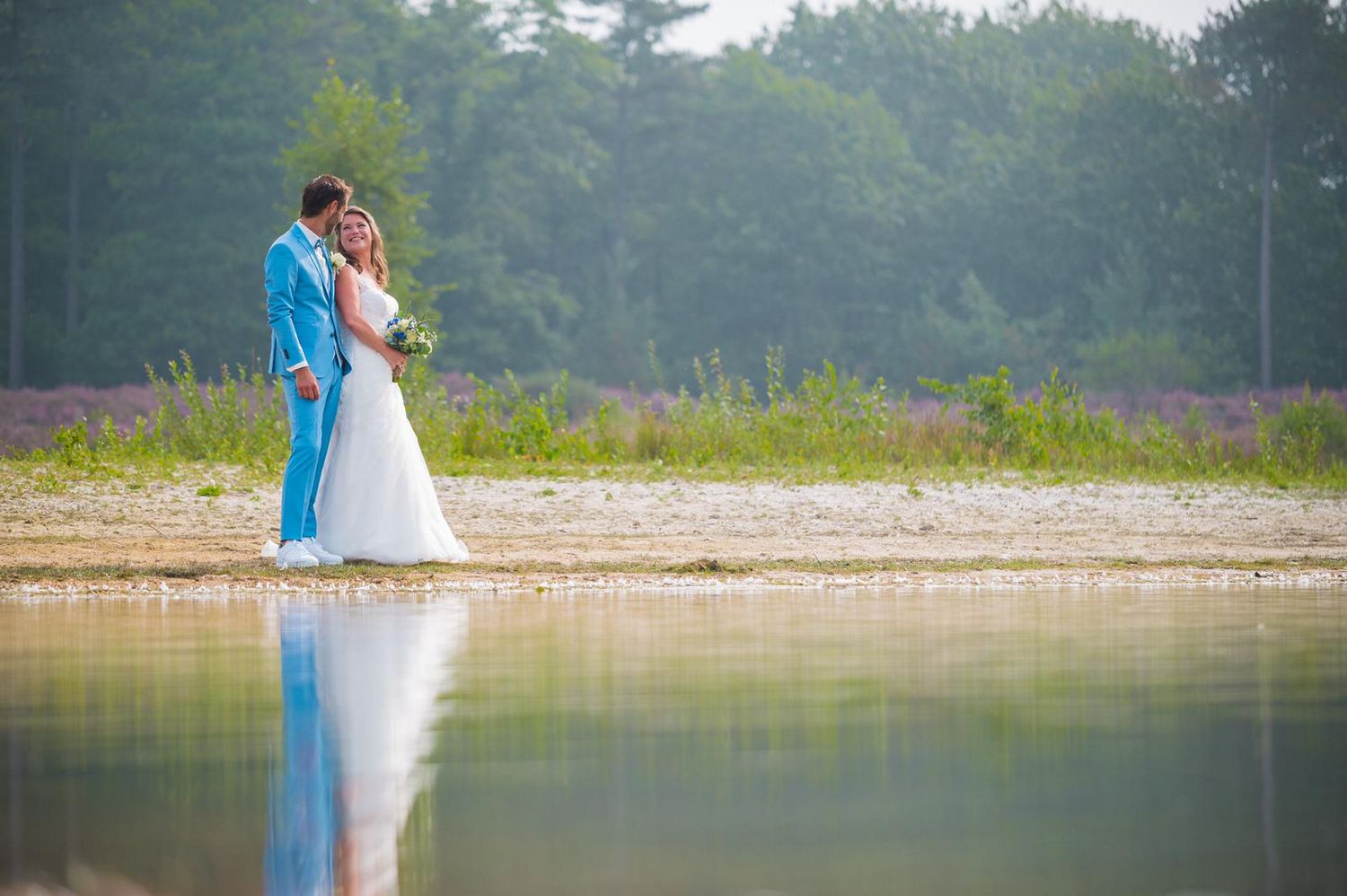 karin in pronovias trouwjurk
